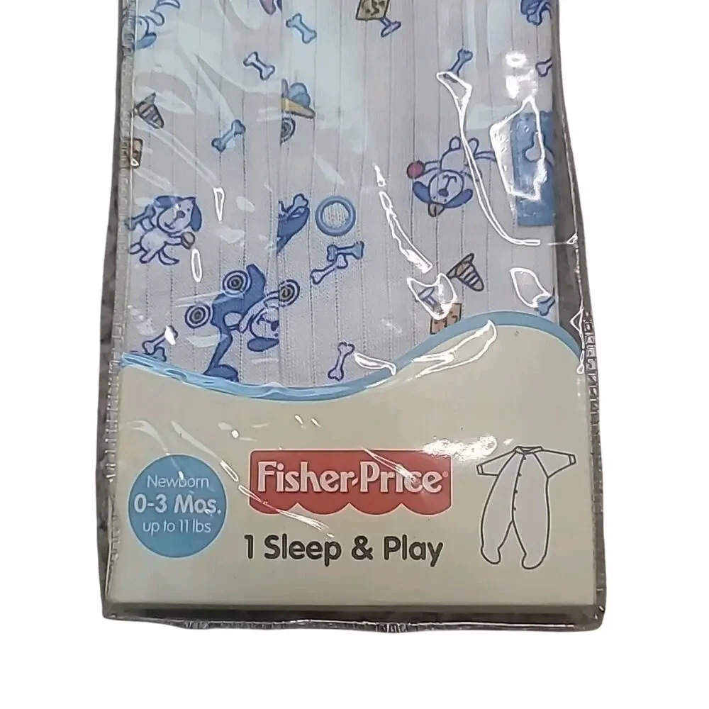 VTG NOS Fisher Price Puppy Sleeper 0 3M NWT Retro